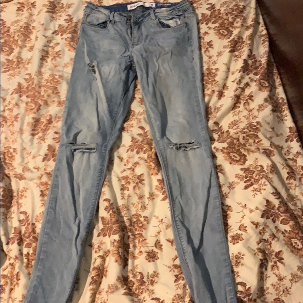 Light wash Super Skinny Jeans